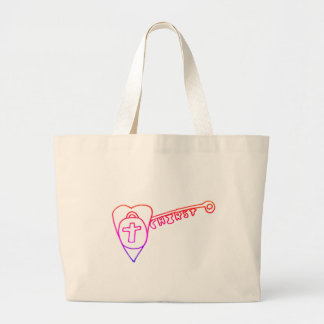 Grand Tote Bag Le Christ est la clé du Jumbo Fourre-tout