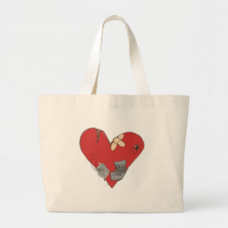 Grand Tote Bag Le coeur brisé