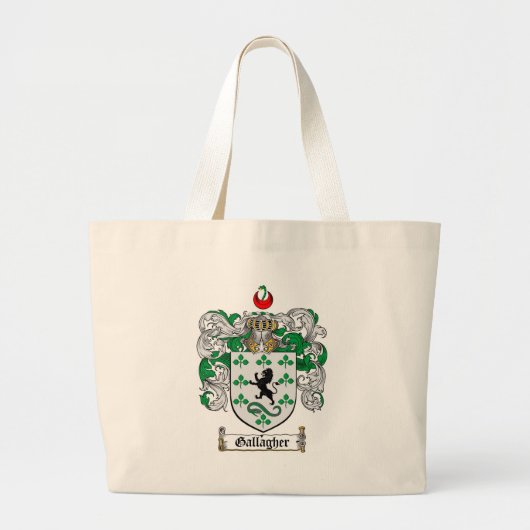 GRAND TOTE BAG LE CREST DE FAMILLE DE GALLAGHER - MANTEAU DE (Devant)