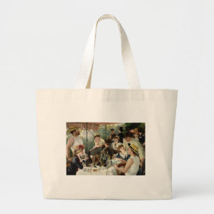 Grand Tote Bag Le déjeuner de la partie de canotage
