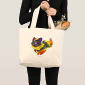 Grand Tote Bag Le feu de Wocky (Devant (produit))