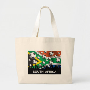 Grand Tote Bag Le football de l'Afrique du Sud