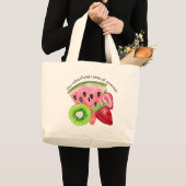 Grand Tote Bag Le goût rafraîchissant de l'été (Devant (produit))