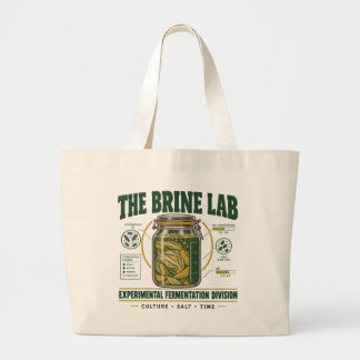 Grand Tote Bag Le laboratoire de saumure, un hobby de fermentatio