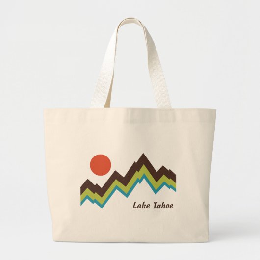 Grand Tote Bag Le lac Tahoe (Devant)