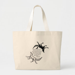 Grand Tote Bag Le loup qui nourrit