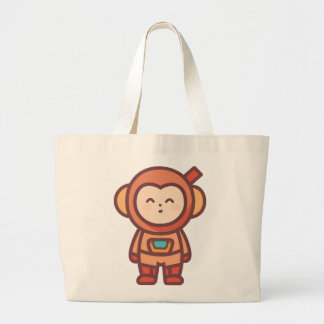 Grand Tote Bag Le Mal Du Singe Rencontre L'Aventure Cosmique