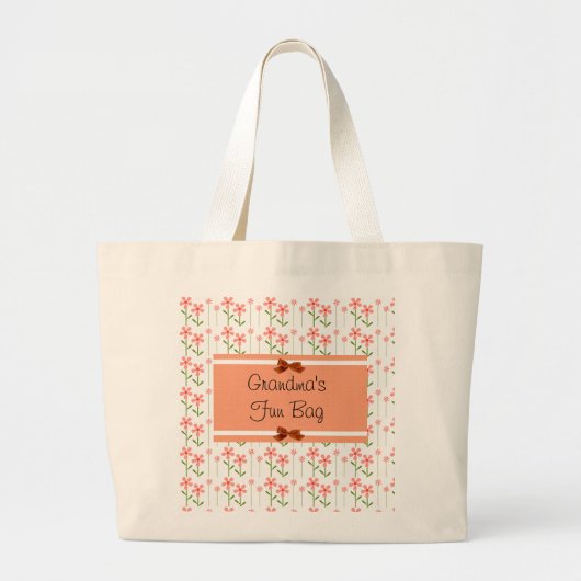 Grand Tote Bag Le plaisir de grand-mère (Devant)