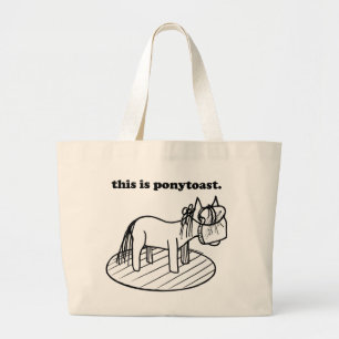 Grand Tote Bag Le Ponytoast original !