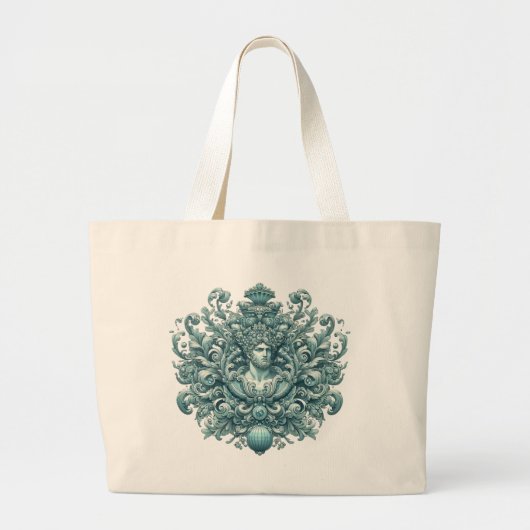 Grand Tote Bag Le roi d'Aquamarin. (Devant)