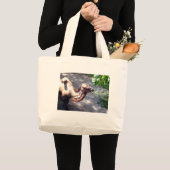 Grand Tote Bag Le temps du chameau ! Zoo Animaux (Devant (produit))