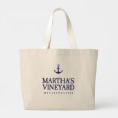 Grand Tote Bag Le vignoble de Martha (Dos)