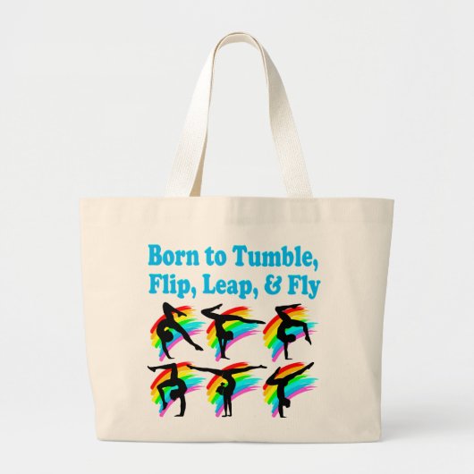 GRAND TOTE BAG LEAPING GYMNAST (Devant)