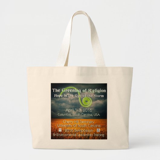 Grand Tote Bag L'écologisation de la religion (Devant)