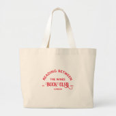 Grand Tote Bag Lecture Entre Les Vins Book Club Red Crest (Devant)