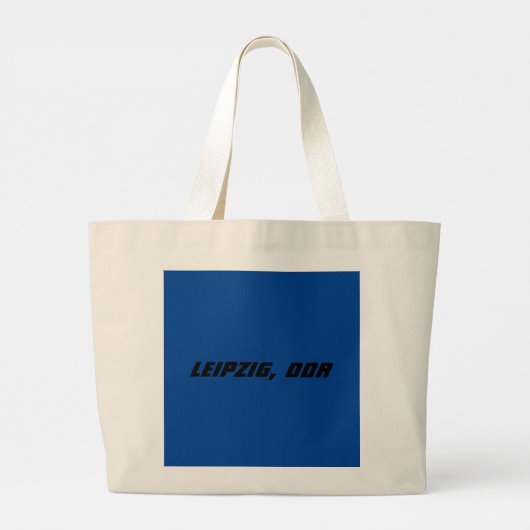 Grand Tote Bag Leipzig, DDR - Allemagne de l'Est (Dos)