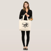 Grand Tote Bag Leo (Devant (modèle))