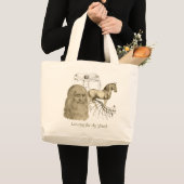 Grand Tote Bag Léonard de Vinci (Devant (produit))