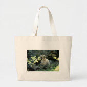 Grand Tote Bag Léopard de neige CUB (Devant)