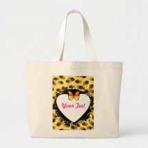 Leopard imprimé Heard et Papillon