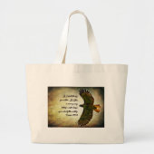 Grand Tote Bag Les ailes de l'inspiration matinale (Devant)
