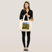 Grand Tote Bag Les Alps mountain (Devant (modèle))