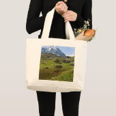 Grand Tote Bag Les Alps mountain (Devant (produit))