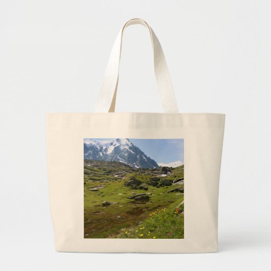 Grand Tote Bag Les Alps mountain (Devant)