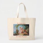 Grand Tote Bag Les amoureux du bonheur - Canvas Fourre-tout (Devant)