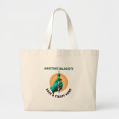 Grand Tote Bag Les anesthésiologistes ont une main stable, Anesth (Devant)