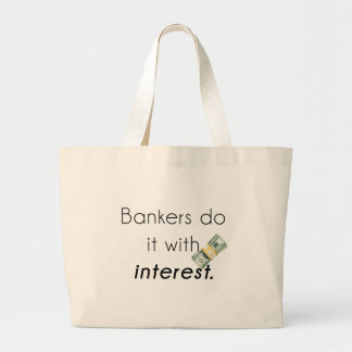 Grand Tote Bag Les banquiers le font !