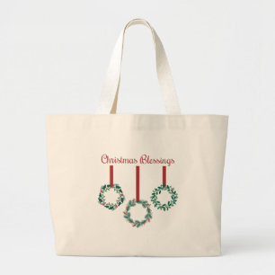 Grand Tote Bag Les bénédictions de Noël