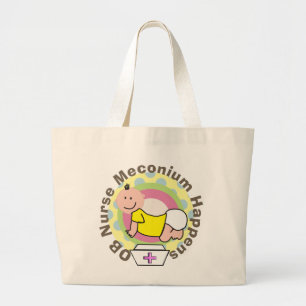 Grand Tote Bag Les cadeaux "Meconium d'infirmière d'OB se produi