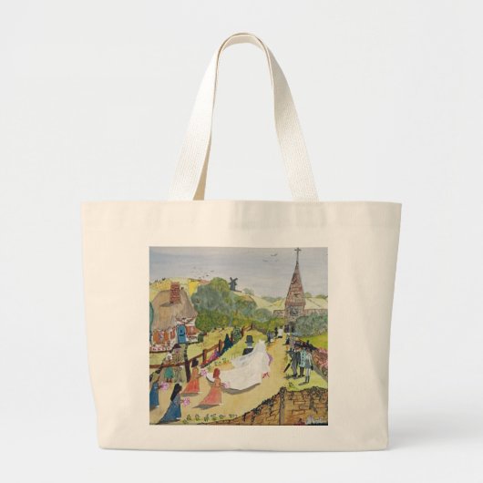 Grand Tote Bag Les couples heureux (Devant)