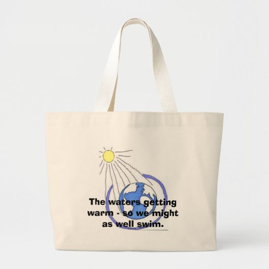 Grand Tote Bag les eaux chaudes (Devant)