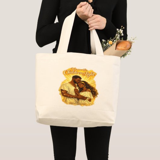 Grand Tote Bag Les Enfants de la Lumière (Devant (produit))