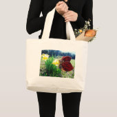 Grand Tote Bag Les fées dans les jonquilles (Devant (produit))