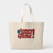 Grand Tote Bag Les joueurs vont jouer Epic Boardgame Slogan (Dos)
