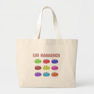 Grand Tote Bag Les Macarons cute