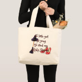 Grand Tote Bag Les pantoufles rouges sont les miennes (Devant (produit))