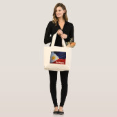 Grand Tote Bag Les philippines (Devant (modèle))