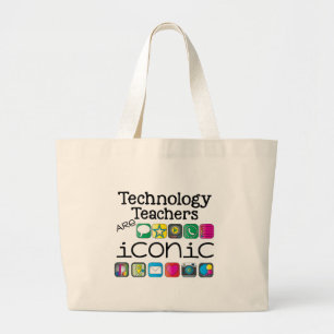 Grand Tote Bag les professeurs de technologie sont iconiques