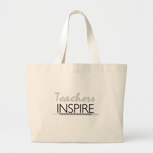 Grand Tote Bag Les professeurs inspirent (Devant)