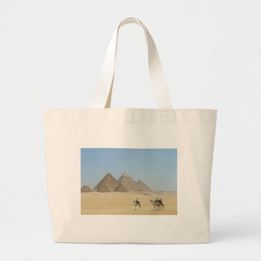 Grand Tote Bag Les pyramides (Devant)
