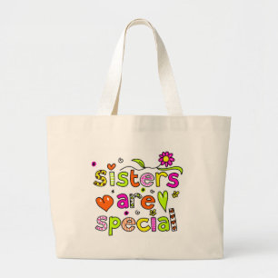 Grand Tote Bag Les soeurs sont spéciales