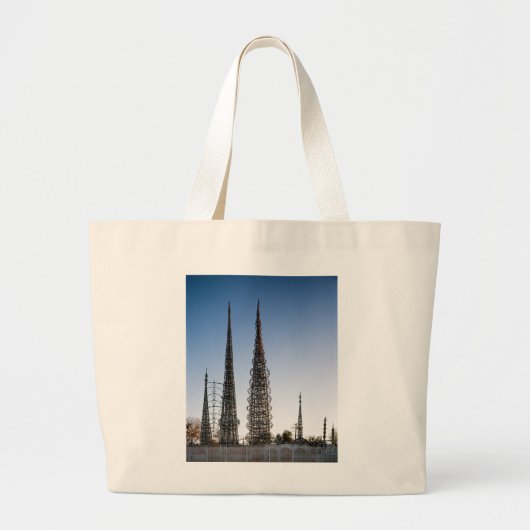 Grand Tote Bag Les tours Watts de Los Angeles (Devant)