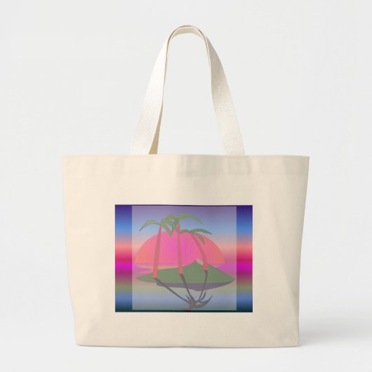 Grand Tote Bag Les Tropiques - (Devant)