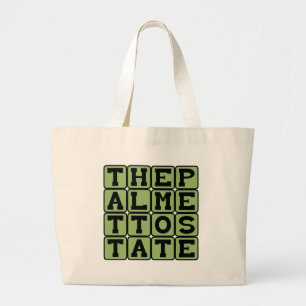 Grand Tote Bag L'État Palmetto, surnom de Caroline du Sud