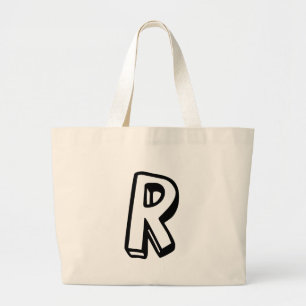 Grand Tote Bag Lettre R