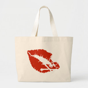 Grand Tote Bag lèvres empoisonnées